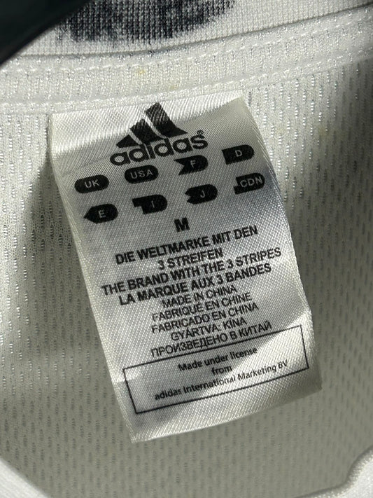 Adidas White Round Neck - Medium