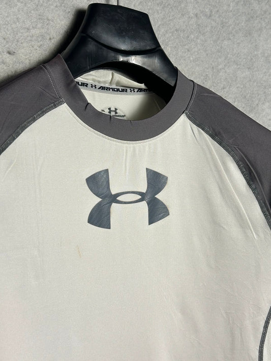 Under Armour White Round Neck - XL
