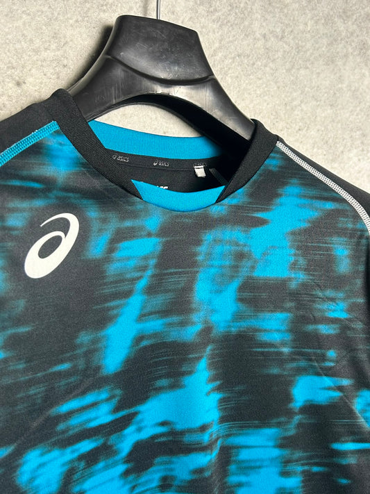 Asics Blue Round Neck - Large