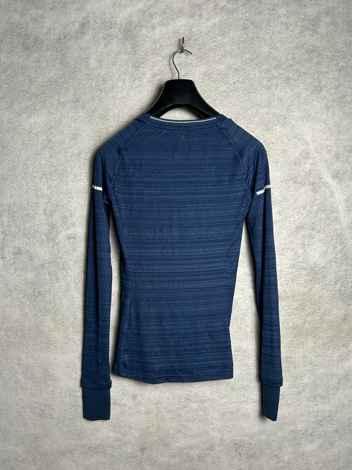 Adidas Climalite Blue V Neck Full Sleeves - Medium