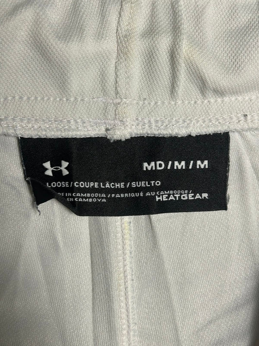 Under Armour Heat Gear Big Logo White - Medium