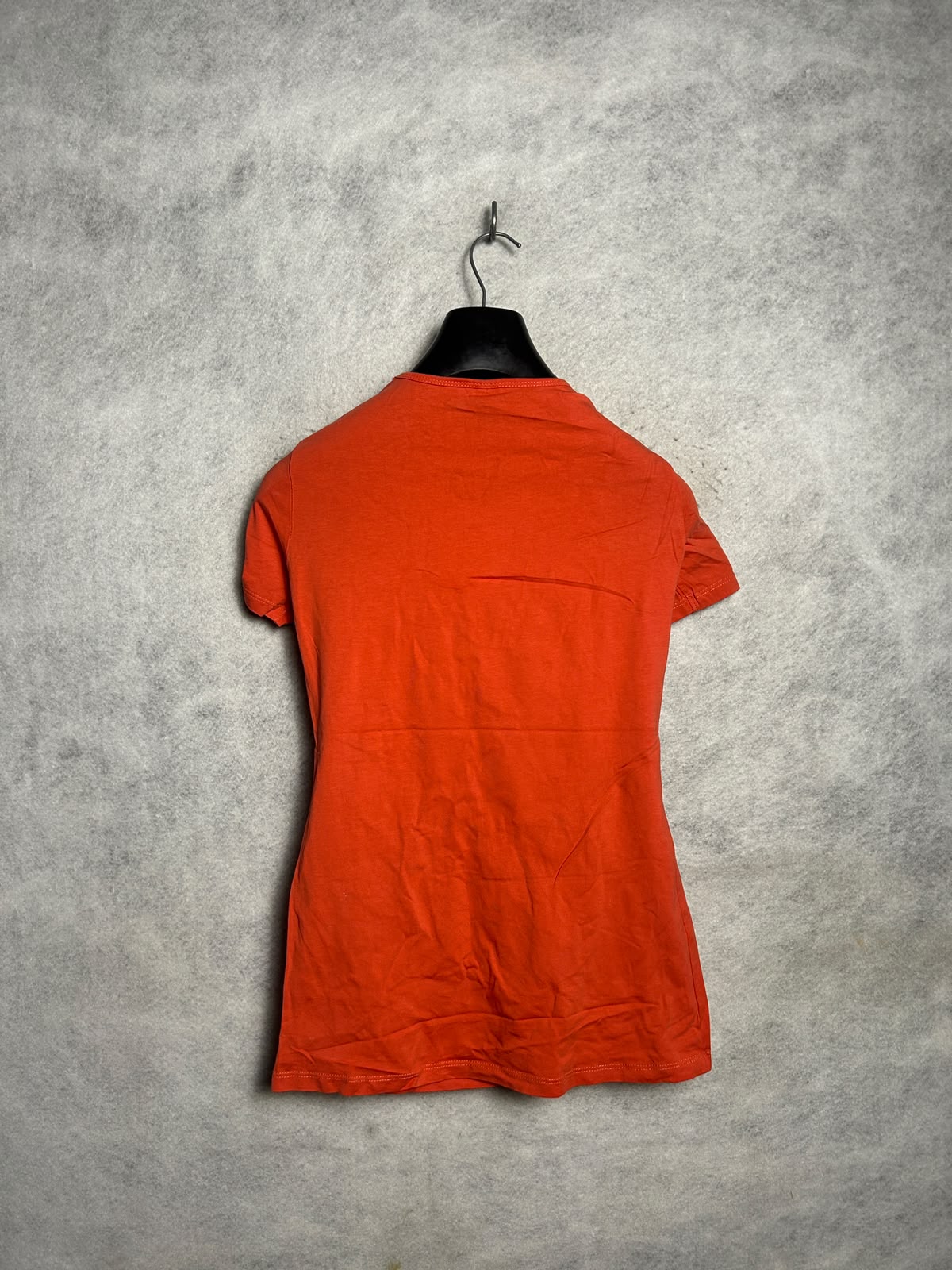 Nike Big Logo Orange Round Neck - Large