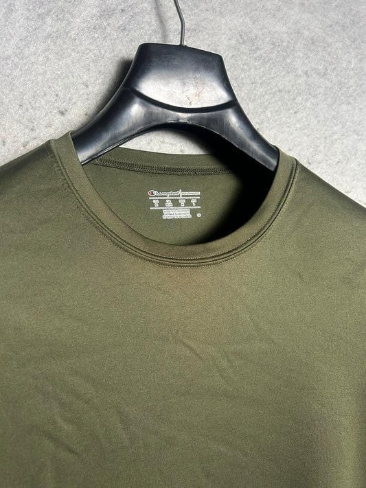 Champion Army Green Round Neck - Medium