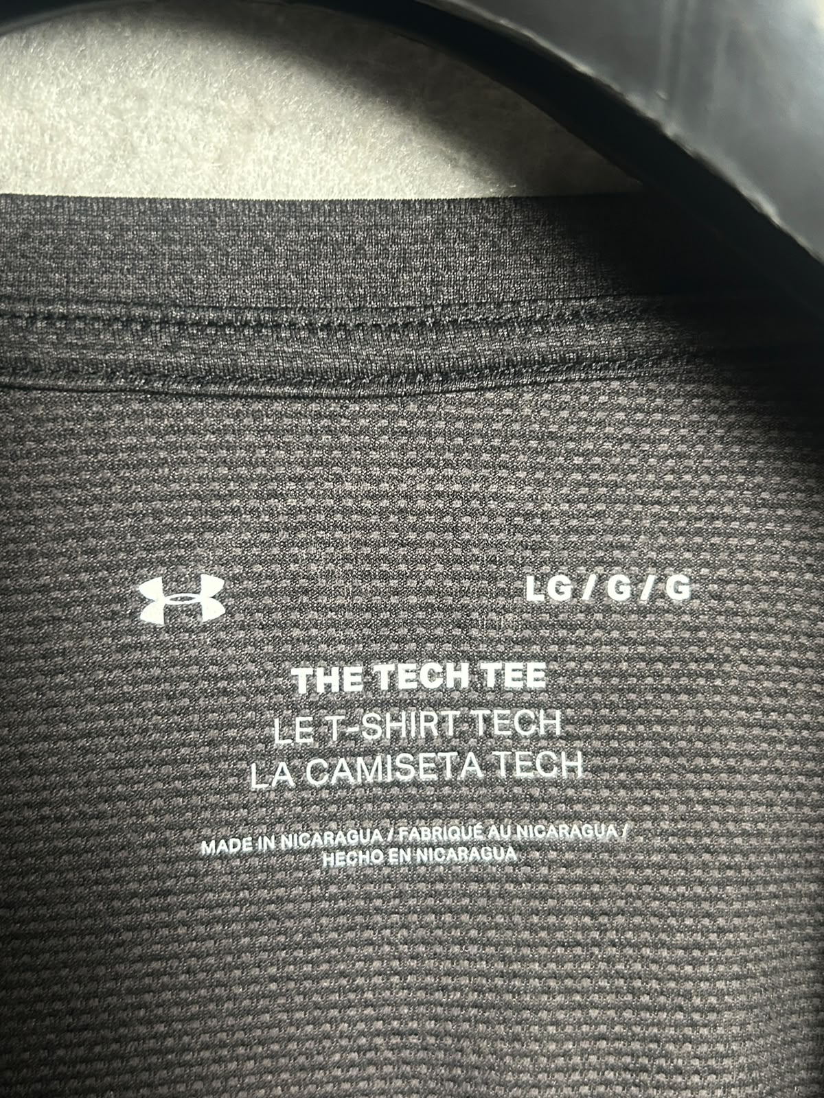 Under Armour The Tech Tee Round Neck Black - Large