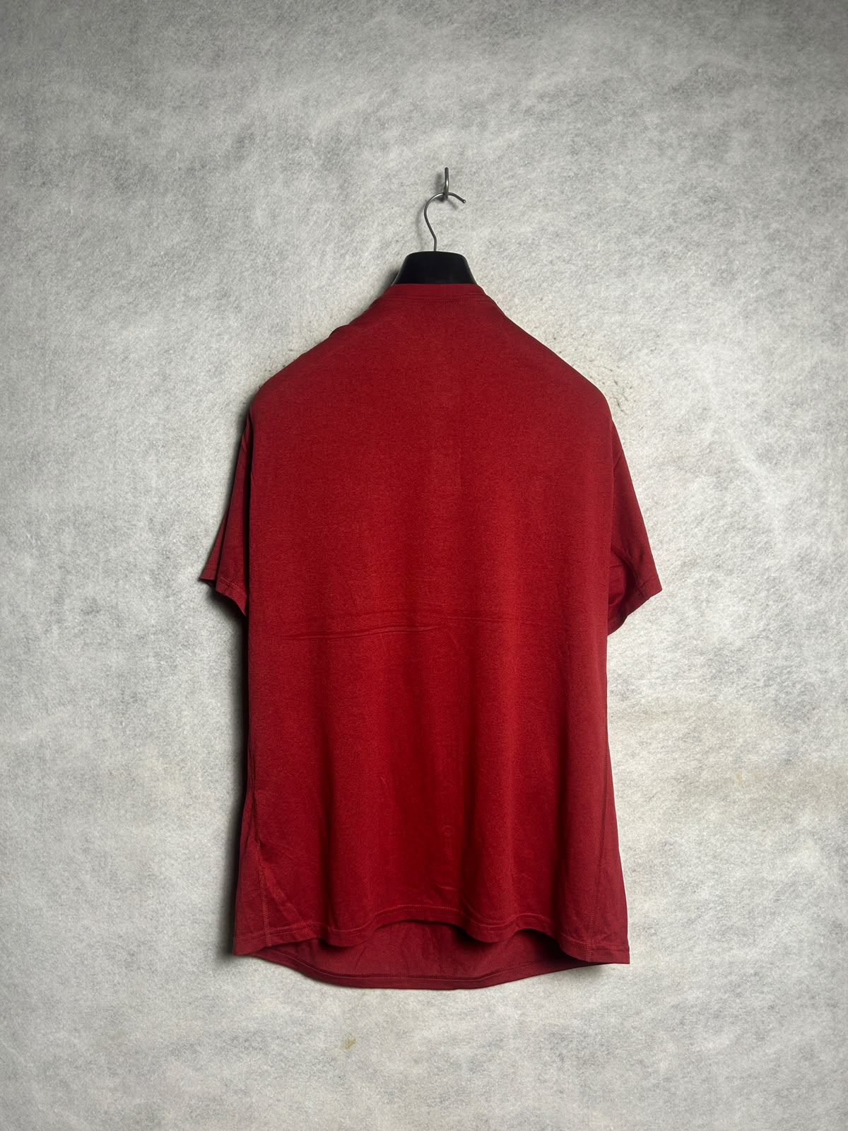Nike Dri Fit Red Round Neck - Large