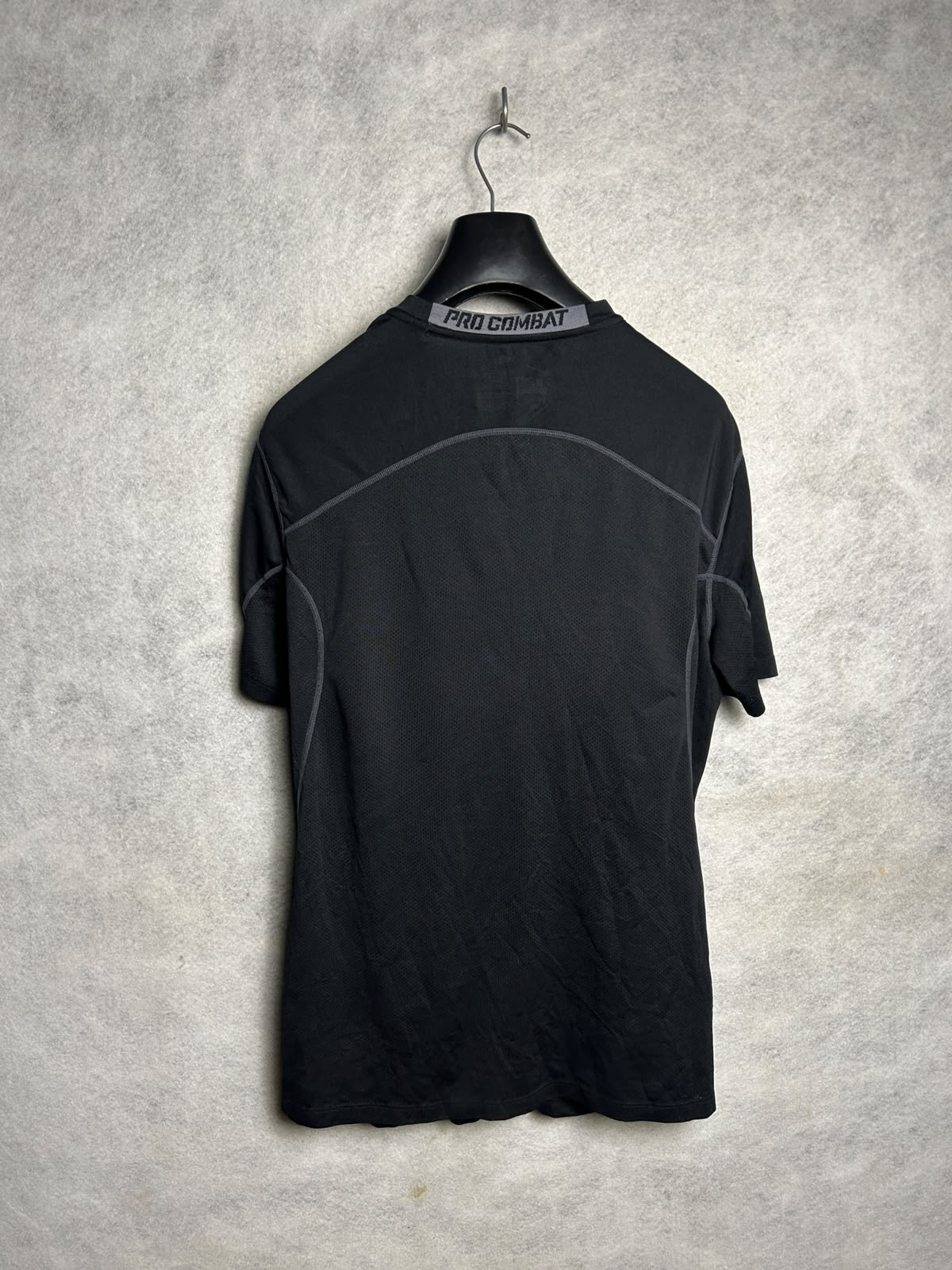 Nike Combat Pro Dri Fit Black Round Neck - Large