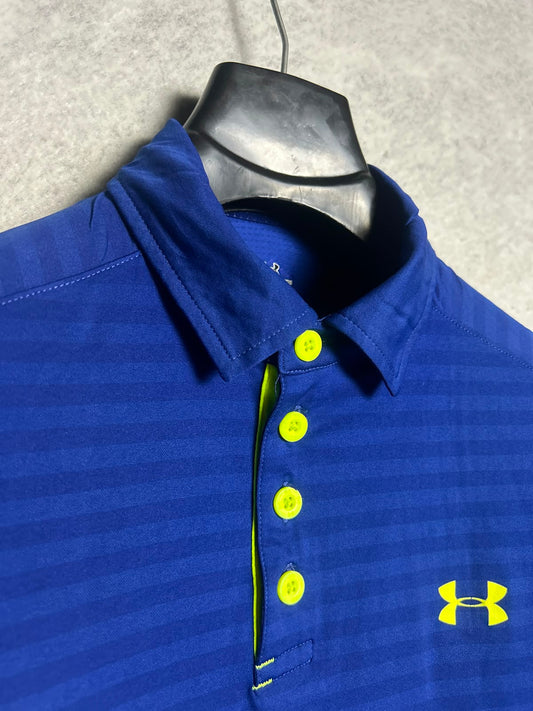 Under Armour Blue Polo - Medium