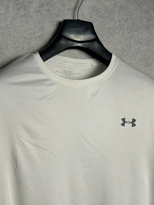 Under Armour White Round Neck - Large