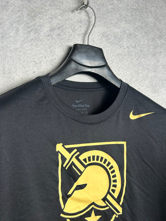 Nike Dri Fit Big Logo Black Round Neck - XL