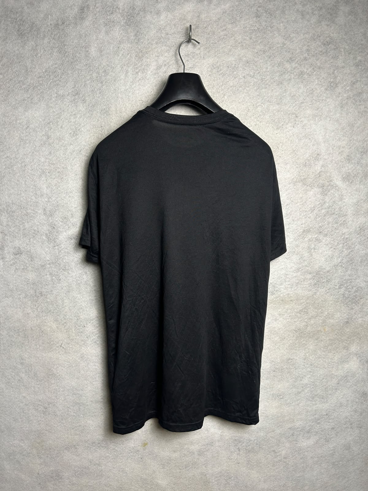 Nike Dri Fit Big Logo Black Round Neck - XL