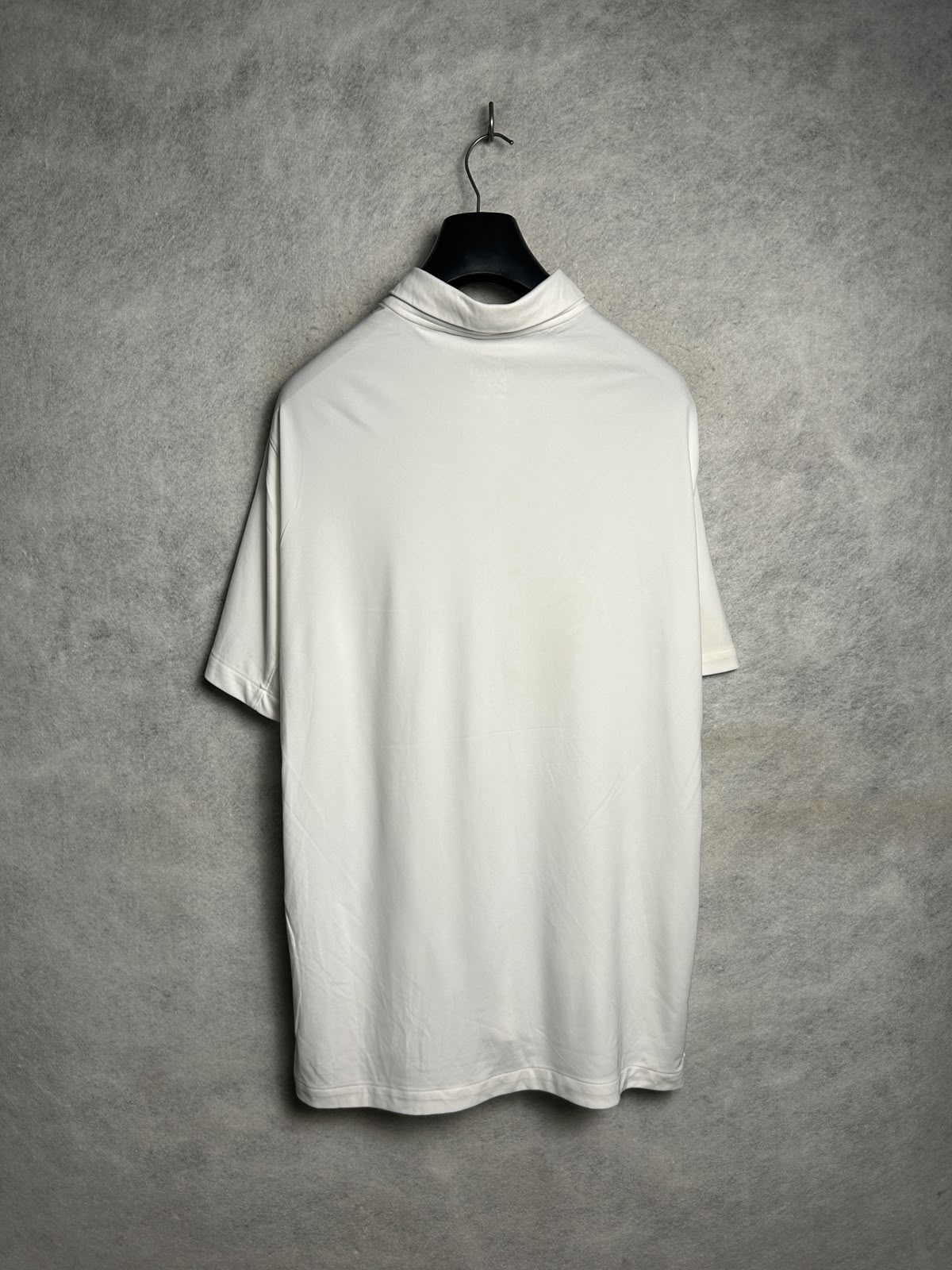 Nike Dri Fit White Polo - Large
