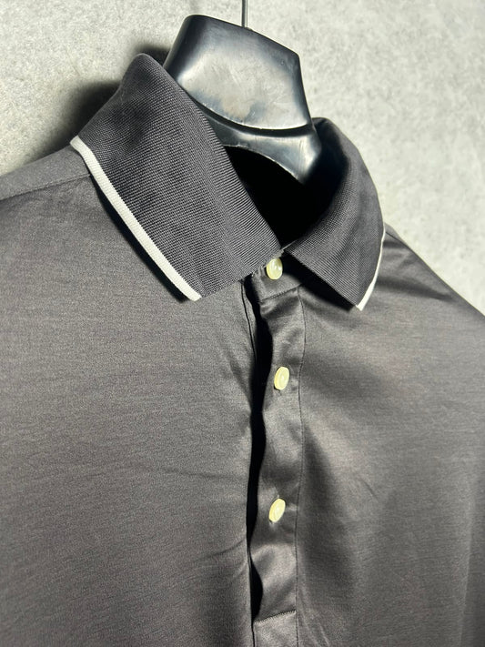 Eton Black Polo - Large