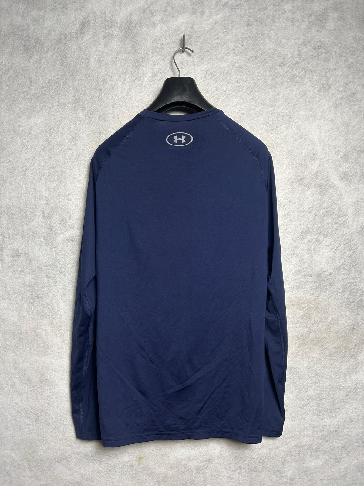 Under Armour Heat Gear Blue Round Neck Full Sleeves - 2XL