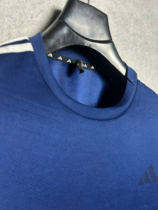 Adidas Aeroready Blue Round Neck - Medium