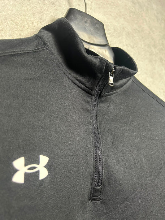 Under Armour Half Zip Round Neck Full Sleeves - Small