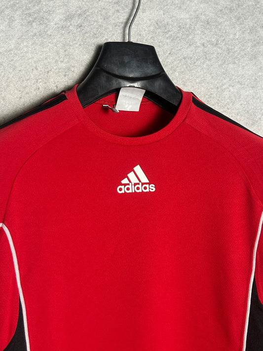 Adidas Climacool Red Round Neck Full Sleeves - Medium