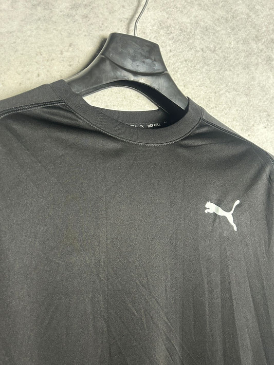 Puma Black Full Sleeves Round Neck - Medium