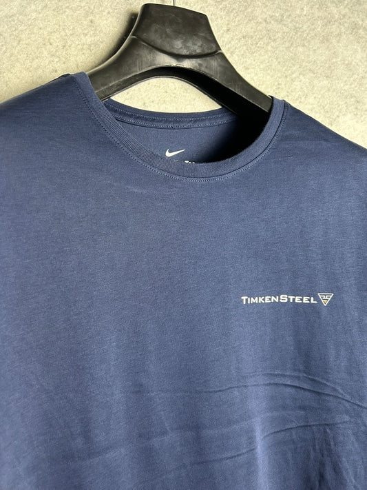 The Nike Tee Dri Fit Blue Round Neck - XL