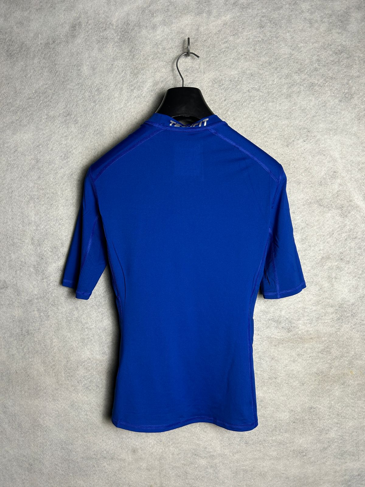 Adidas Climalite Techfit Blue Round Neck - Large