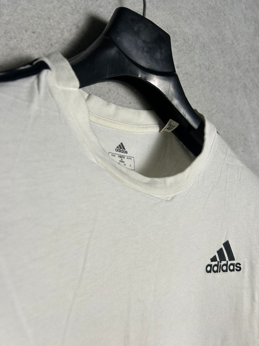 Adidas White Round Neck - Large