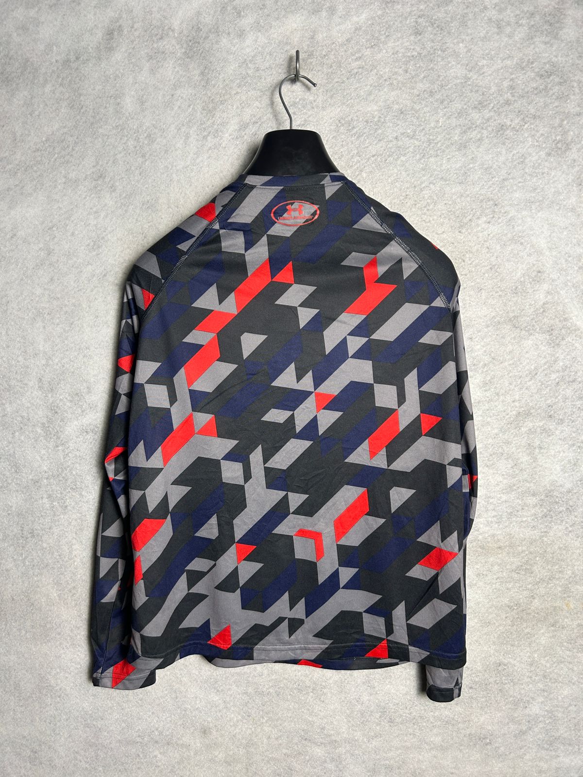 Under Armour Heat Gear Big Logo Full Sleeves Round Neck - YXL