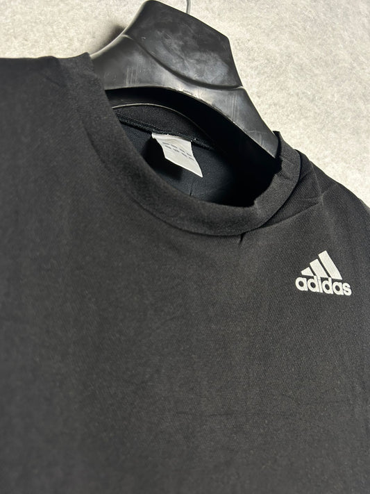 Adidas Black Round Neck - Medium