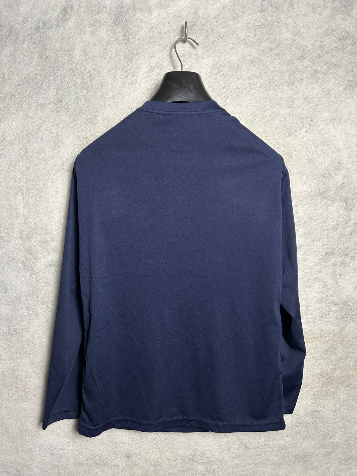 Adidas Blue Round Neck Full Sleeves - Medium