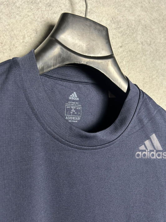 Adidas Aeroready Blue Round Neck - Large