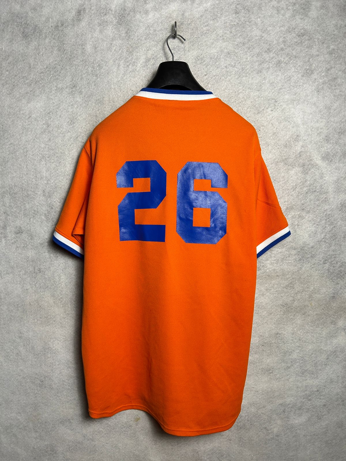 Nike Dri Fit Senior 26 Big Logo Orange V Neck - 2XL
