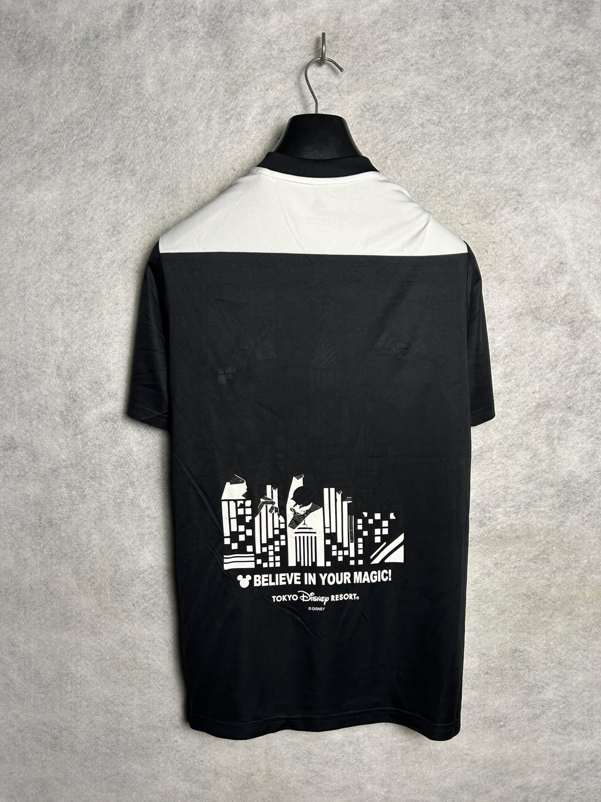 Adidas Climalite White And Black Round Neck - Large