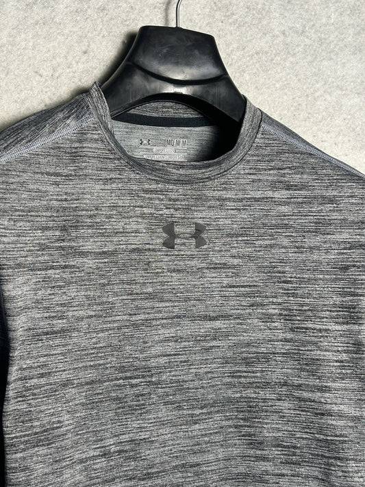 Under Armour Cold Gear Grey Round Neck Full Sleeves - MD