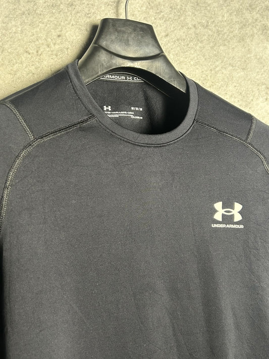 Under Armour Cold Gear Black Round Neck Full Sleeves - Medium
