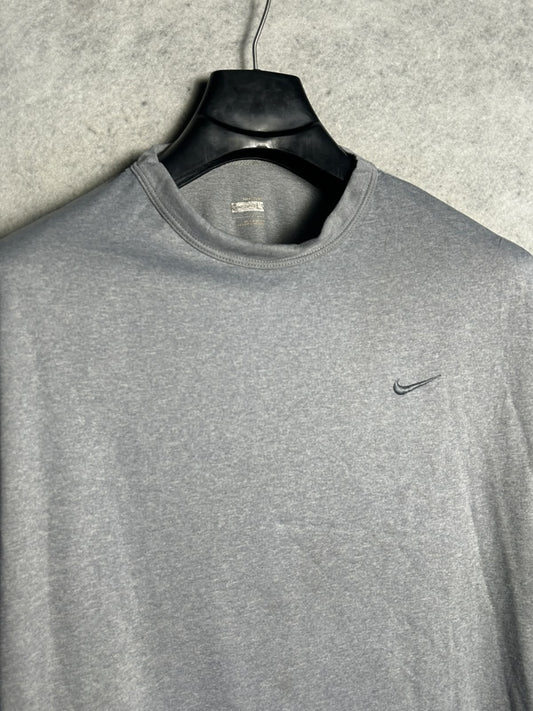 Nike Fit Dry Grey Round Neck - Large