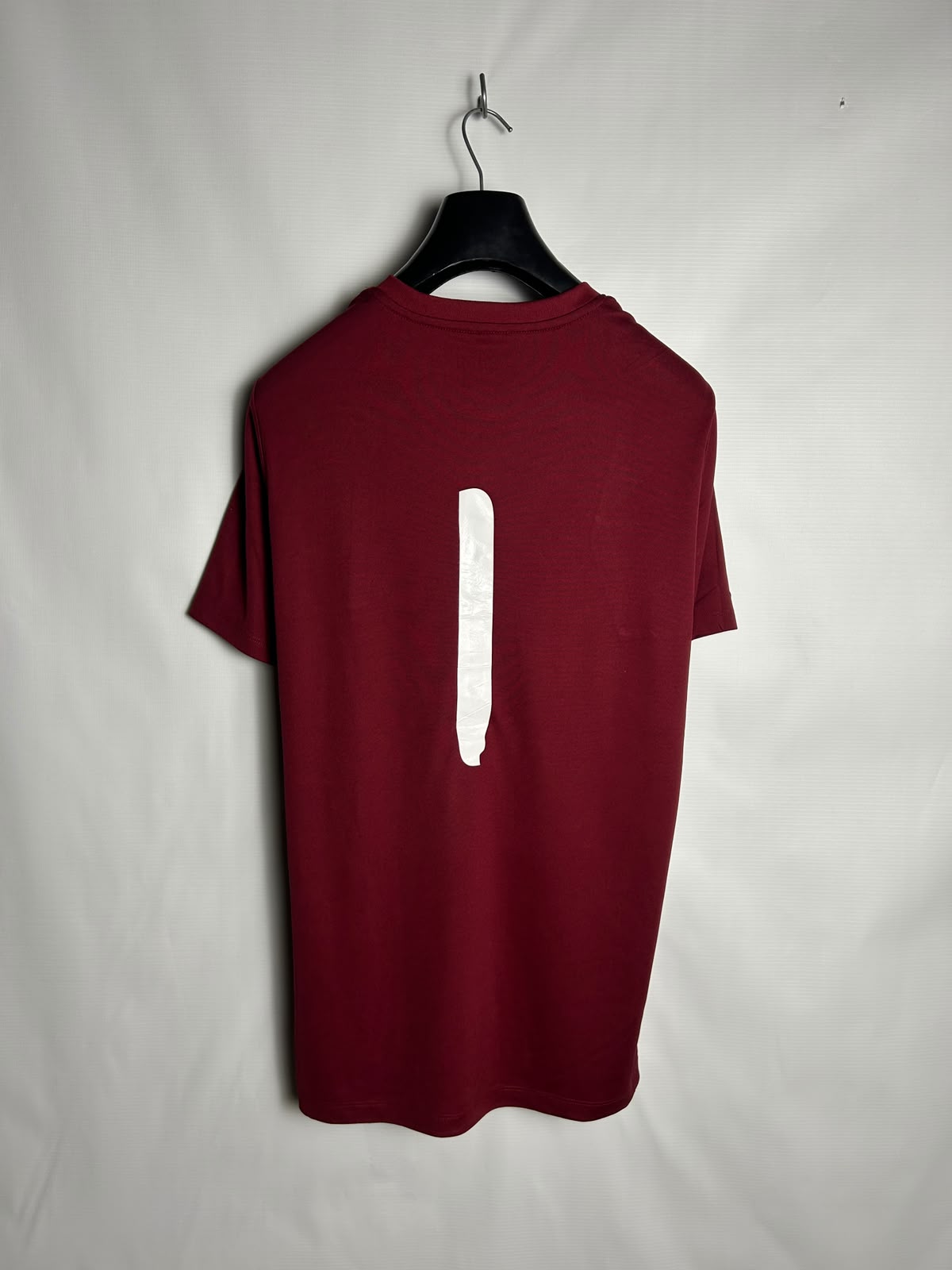 Nike Dri Fit Big Logo Red Round Neck - XL