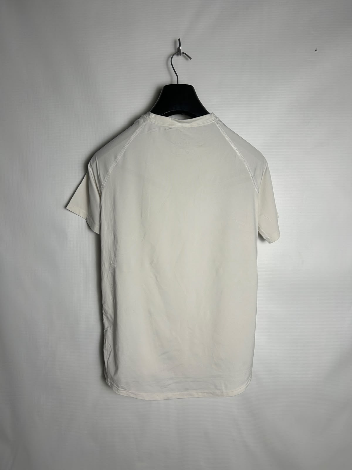 Nike Big Logo Dri Fit White Round Neck - XL