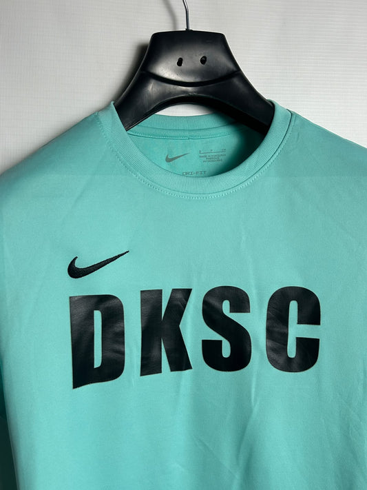 Nike Dri Fit Big Logo DKSC Green Round Neck - Small