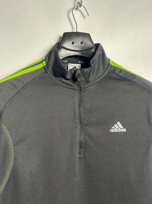 Adidas Clima365 Half Zip Full Sleeves Black - Medium
