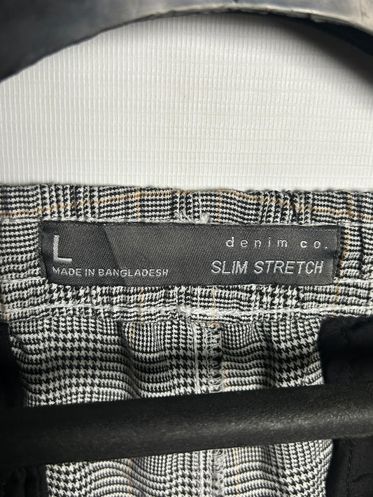 Denim Co. Printed Grey - Large