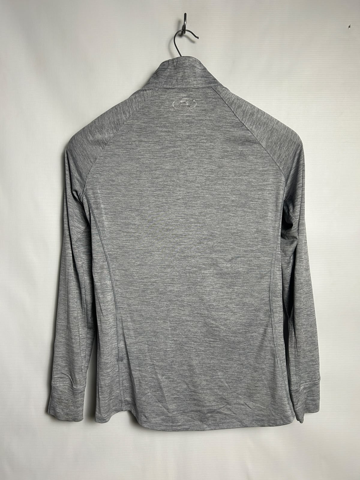 Under Armour Heat Gear Grey Full Sleeves Half Zip - Small