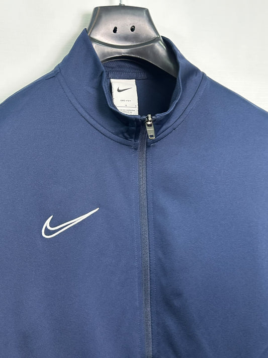 Nike Dri Fit Blue Zip Upper - Large