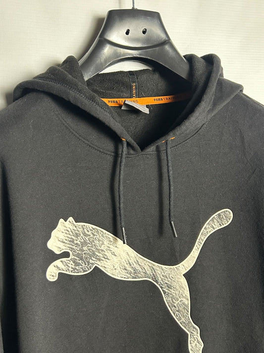 Puma Big Logo Black Hoodie - XL