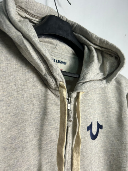 True Religion Grey Zip Upper - Large