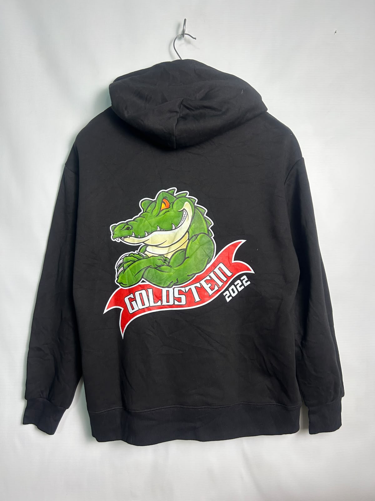 Pontoon Big Logo Black Hoodie - Large