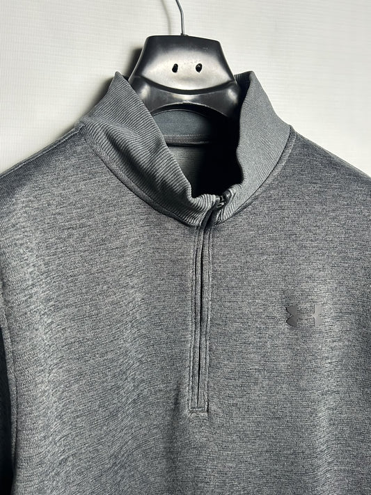 Under Armour Cold Gear Grey Half Zip Upper - LG