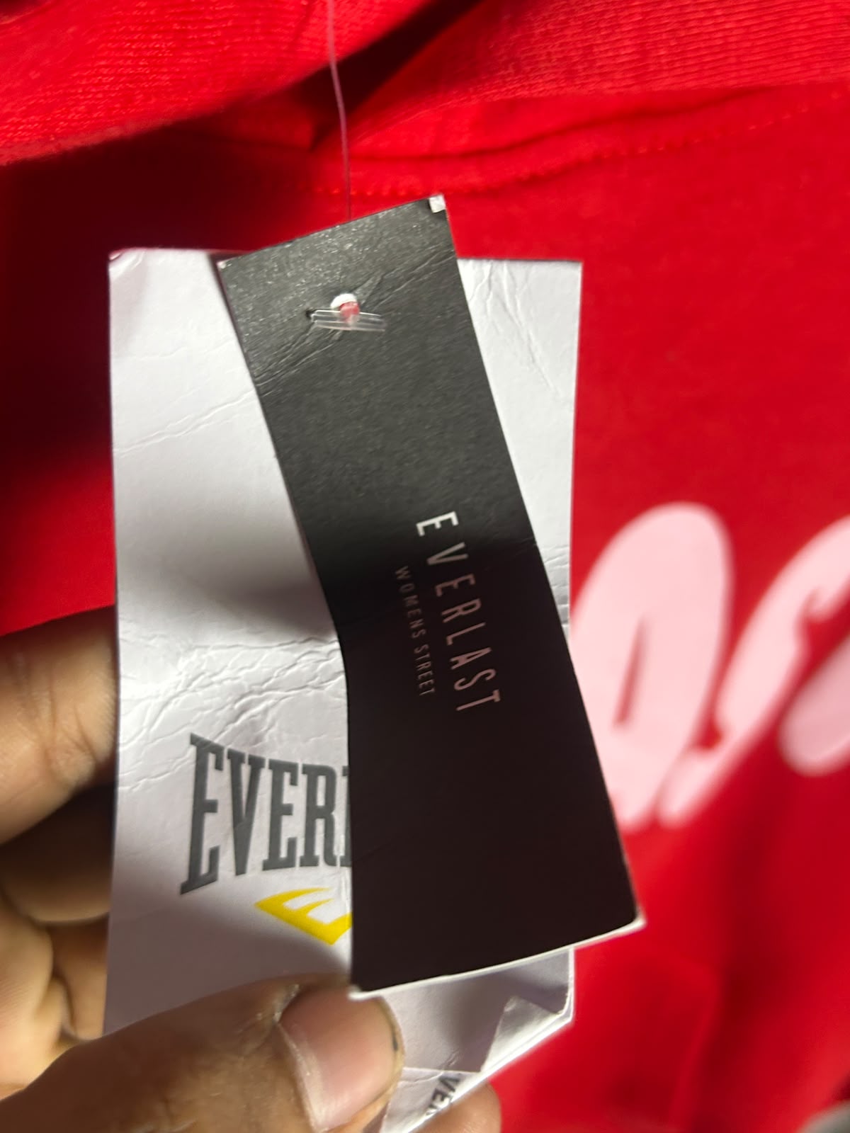 Everlast Red Big Logo Hoodie - Large