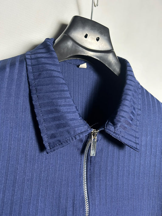 Blue Polo Half Zip Upper - XL