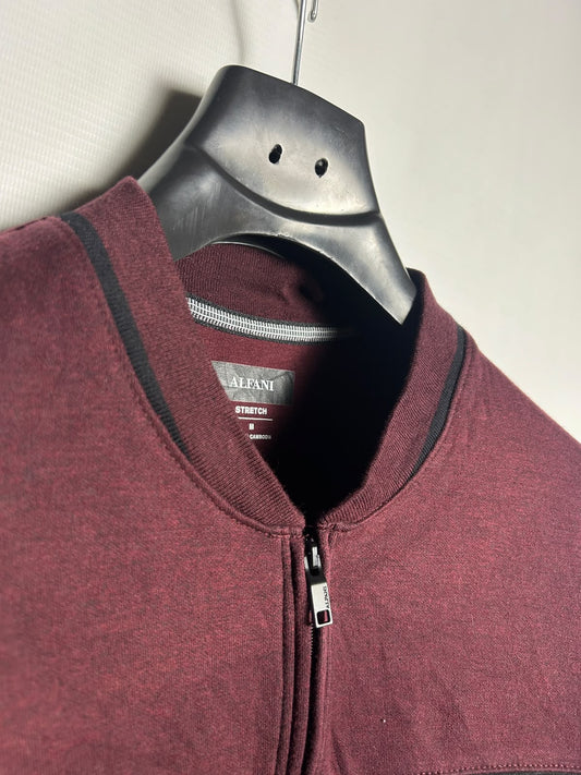 Alfani Maroon Half Zip Upper - Medium