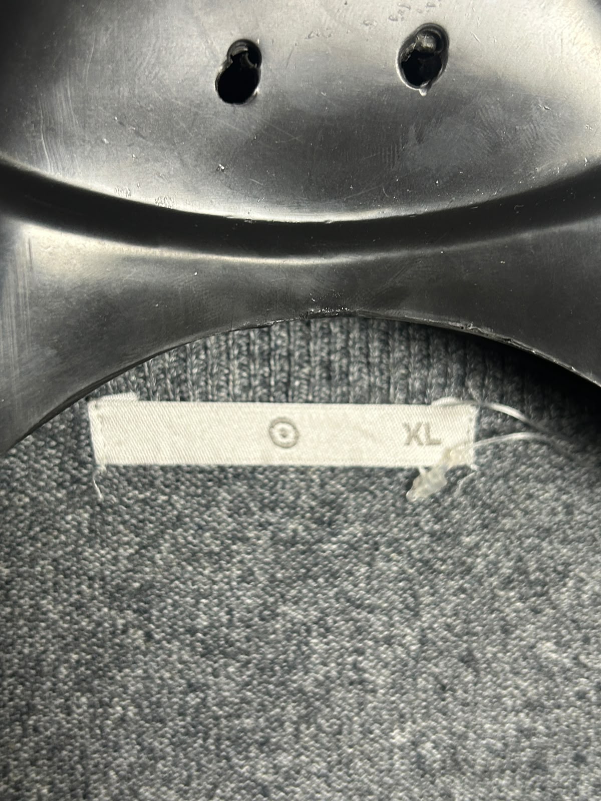 Grey V Neck Upper - XL