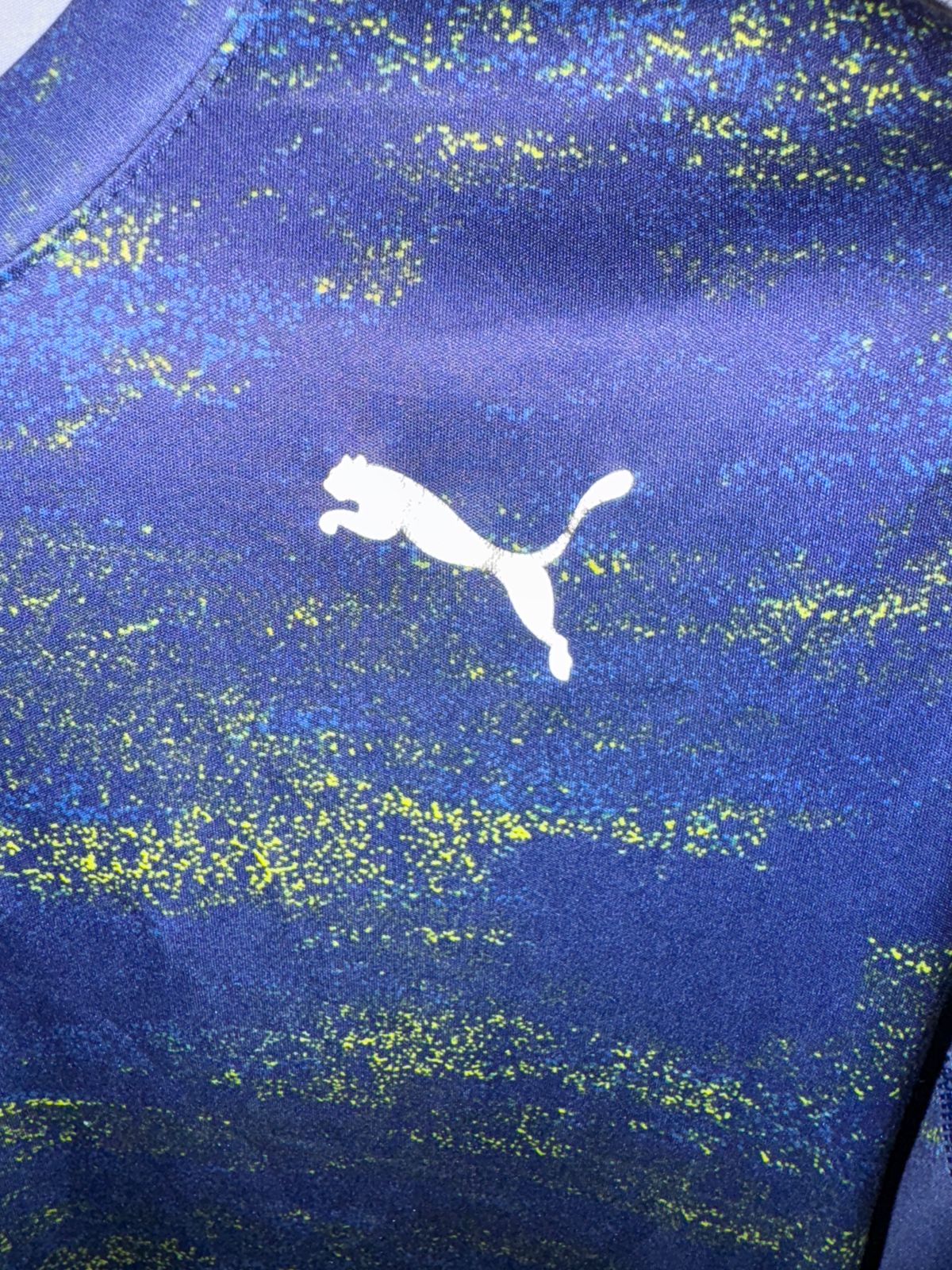 Puma Spray Print Round Neck - Small