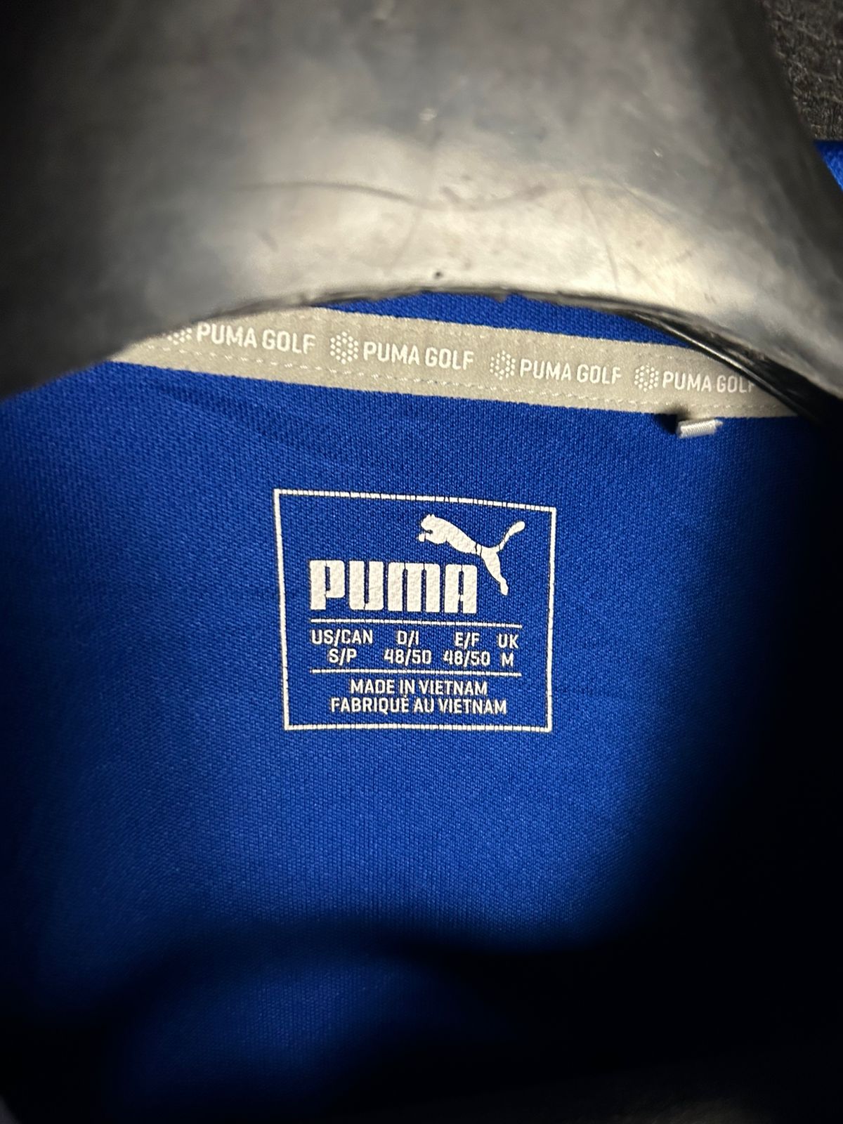 Puma Gray & Blue Polo - Small